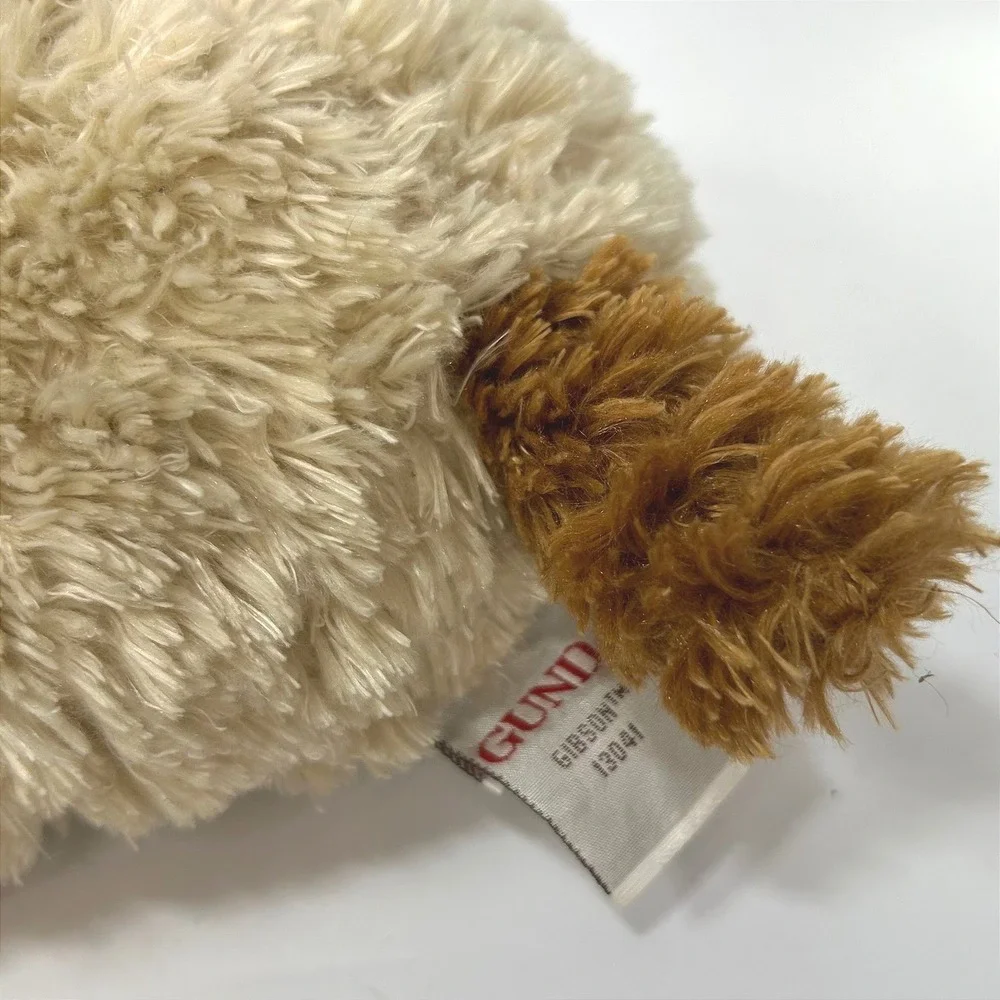 Gund Gibson Kidcore Shaggy Dog Plush 13 Inch Y2K Soft Toy Brown Cream Puppy